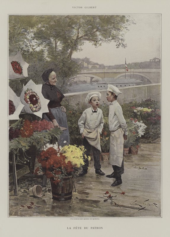 A Fete du Patron alkotó: Victor Gabriel Gilbert