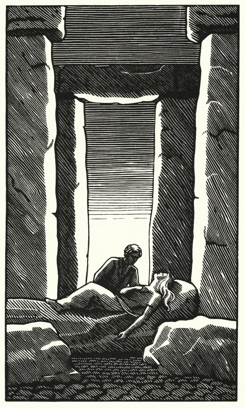 Illusztráció: Tess Of The D’Urbervilles, Thomas Hardy (metszet) alkotó: Vivien Gribble