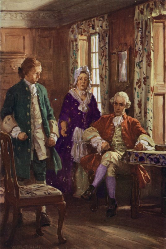Blifilt Allworthy vádolta (színes litó) alkotó: W.R.S. (after) Stott