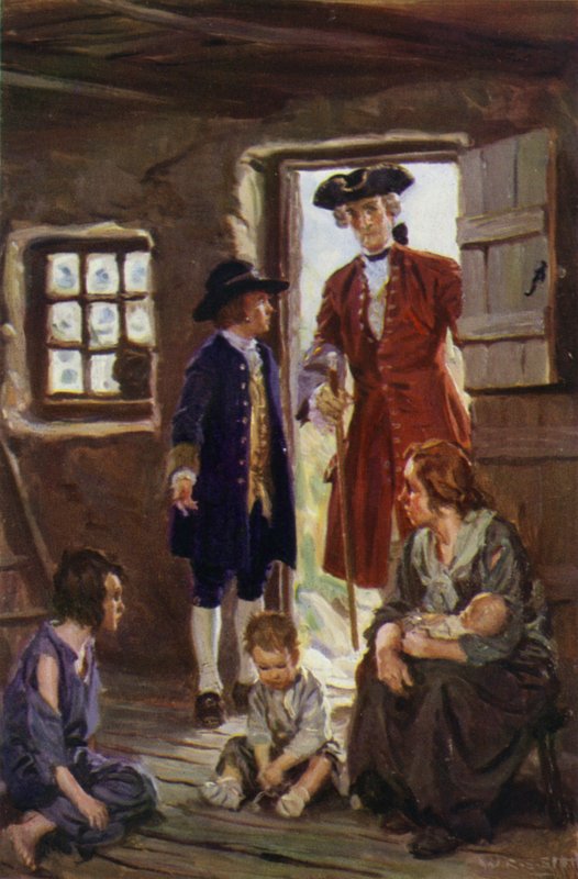 "A fiatal Jones slily vonzotta őt Fekete György lakhelyére" (színes litó) alkotó: W.R.S. (after) Stott