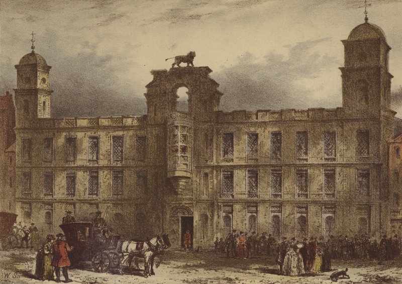 Northumberland House, Strand (chromolitho) alkotó: Waldo Sargeant