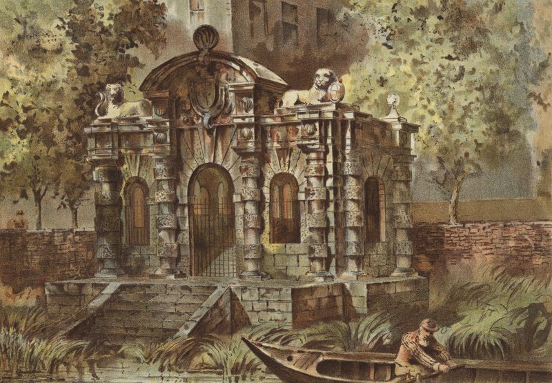 York-ház (chromolitho) alkotó: Waldo Sargeant