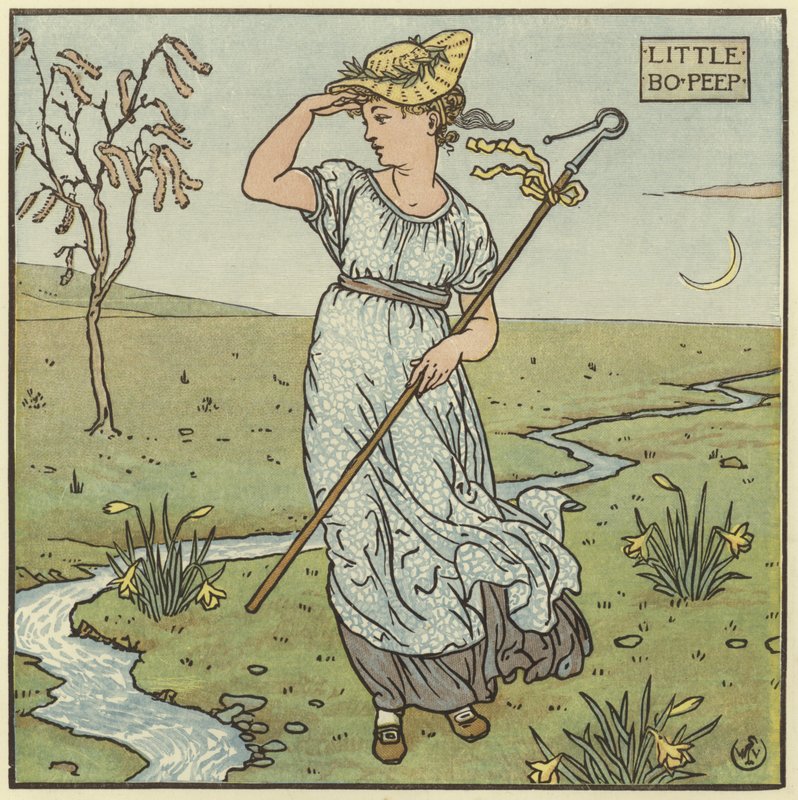 Little Bo Peep alkotó: Walter Crane