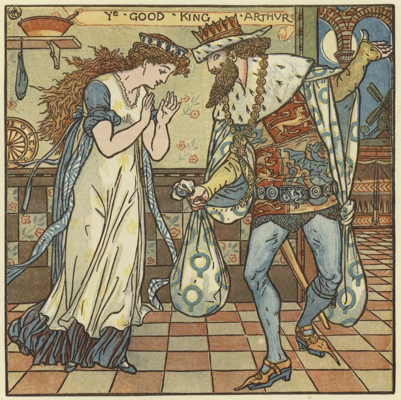 Te jó Artúr király! alkotó: Walter Crane