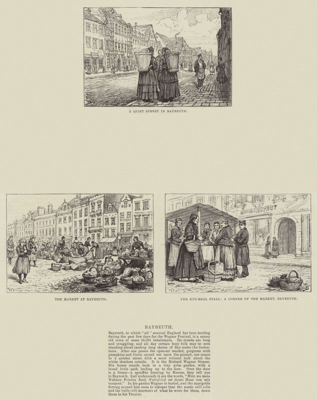 Vázlatok Bayreuthról alkotó: Walter Paget