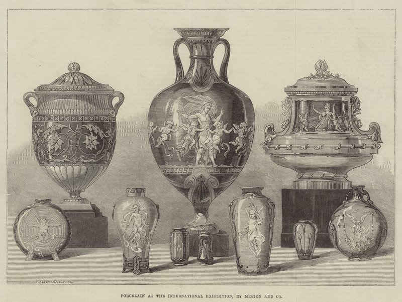 Porcelán a Nemzetközi Kiállításon, Minton és Társa által alkotó: Thomas Walter Wilson