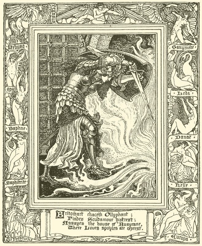 Spenser tündérkirálynőjéből (metszet) alkotó: Walter (after) Crane