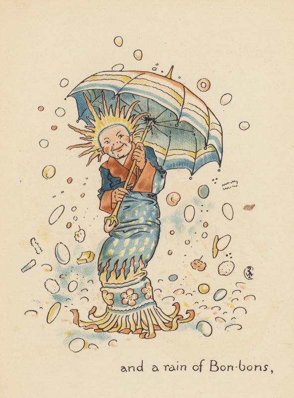 Walter Crane illusztrációja a Legendák Lionel számára (színes litográfia) alkotó: Walter (after) Crane