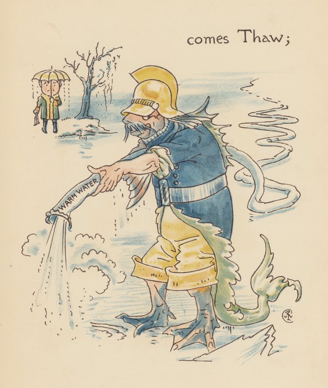 Walter Crane illusztrációja a Legendák Lionel számára (színes litográfia) alkotó: Walter (after) Crane