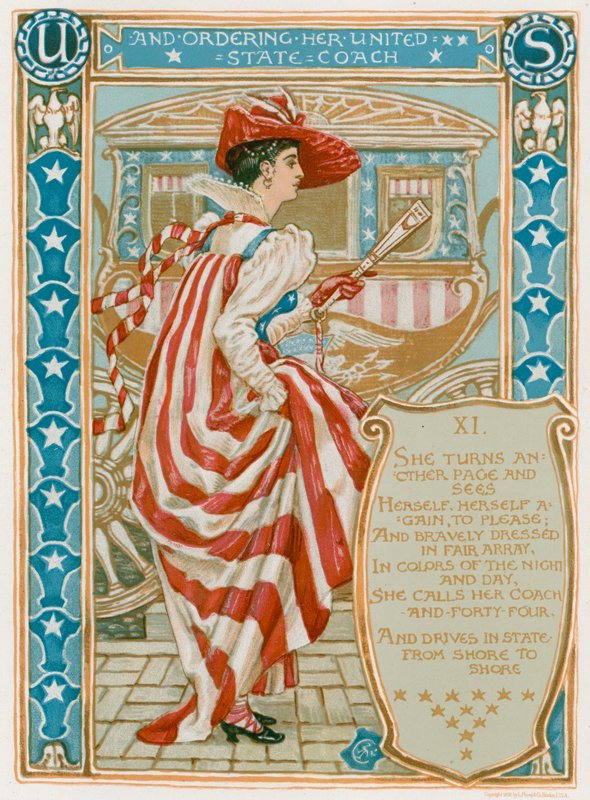 És elrendelte az Egyesült Államok edzőjét alkotó: Walter Crane