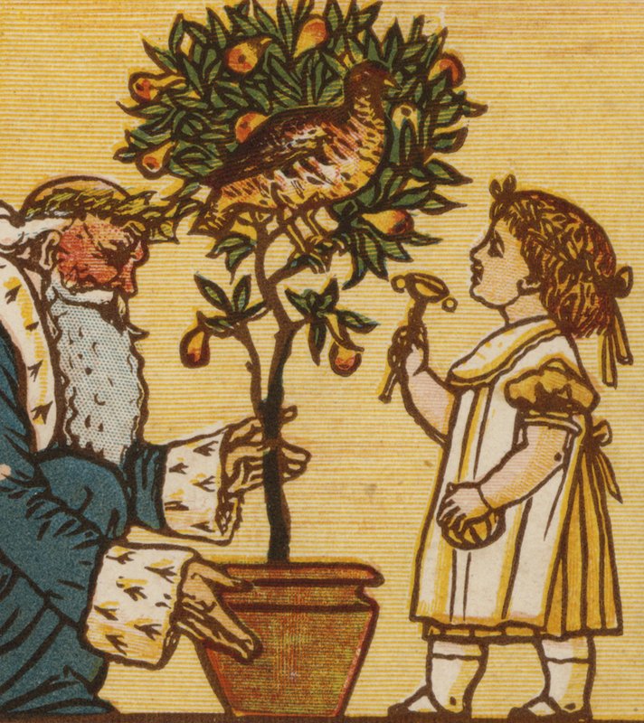 Fogoly a körtefában (színes litó) alkotó: Walter Crane