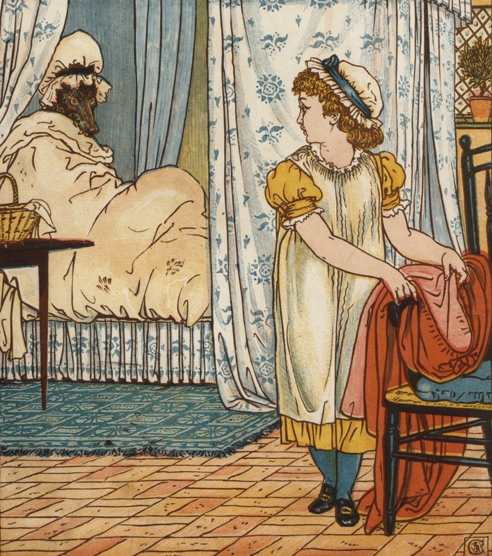 Piroska (színes litho) alkotó: Walter Crane
