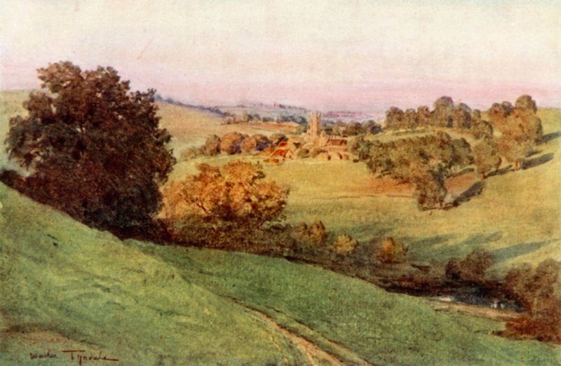 Bathford, Bath közelében (színes litó) alkotó: Walter Frederick Roofe Tyndale