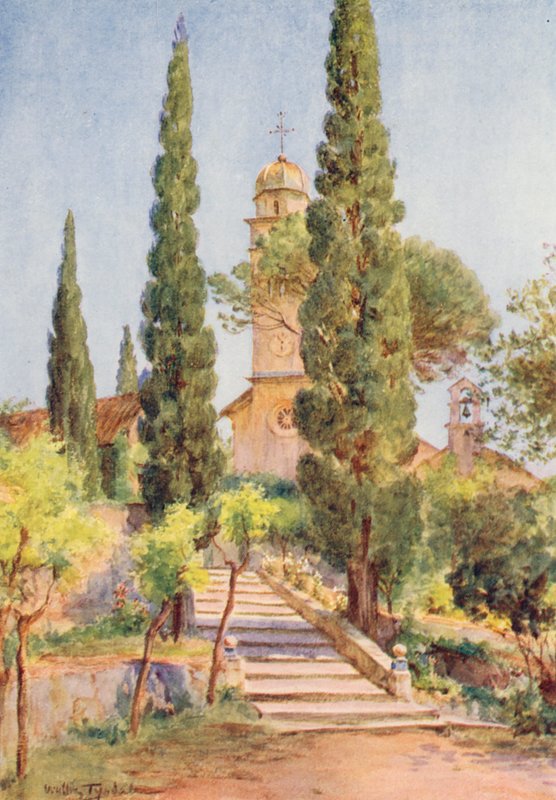 A szavinai kolostor (színes litográfia) alkotó: Walter Frederick Roofe Tyndale