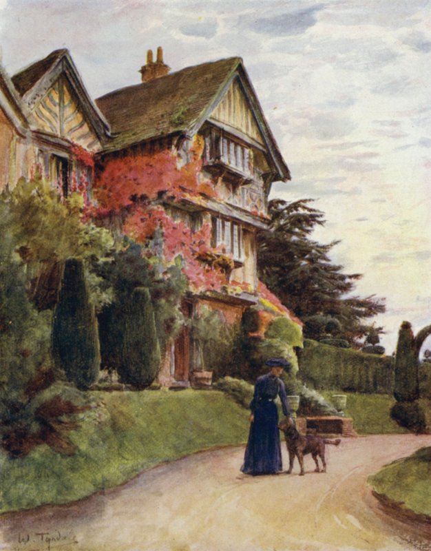 Az új erdő: Littlecroft, Lyndhurst (színes litho) alkotó: Walter Frederick Roofe Tyndale