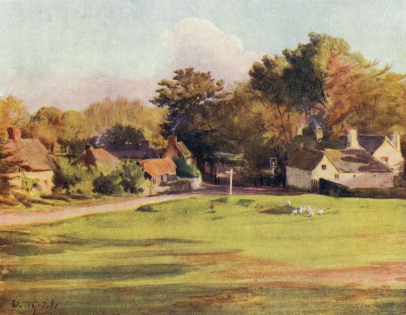 Az új erdő: Swan Green, Lyndhurst (színes litó) alkotó: Walter Frederick Roofe Tyndale