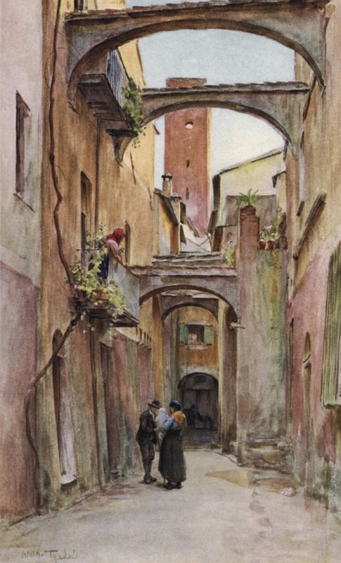 Via Deglio Speddale, Noli, Olaszország alkotó: Walter Frederick Roofe Tyndale