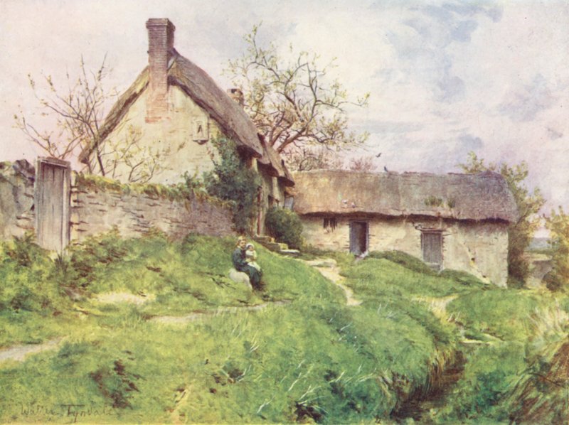 Wessex: Sutton Poyntzban, Weymouth közelében (színes litográfia). alkotó: Walter Frederick Roofe Tyndale