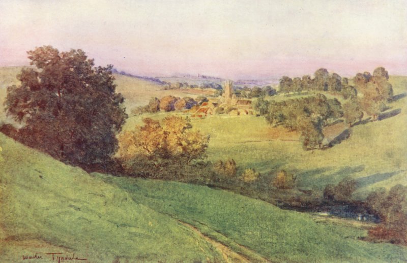 Wessex: Bathford, Somerset (színes litográfia) alkotó: Walter Frederick Roofe Tyndale