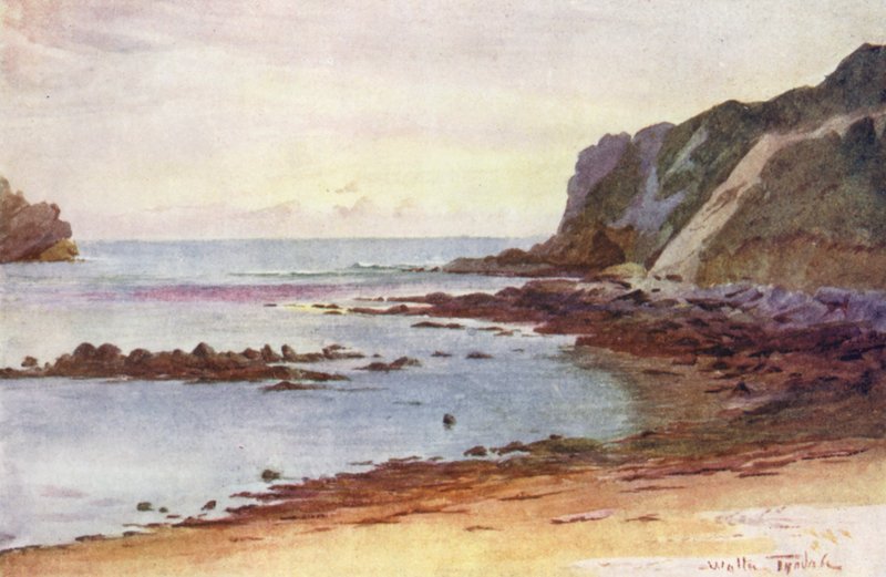 Wessex: Lulworth Cove (színes litográfia) alkotó: Walter Frederick Roofe Tyndale