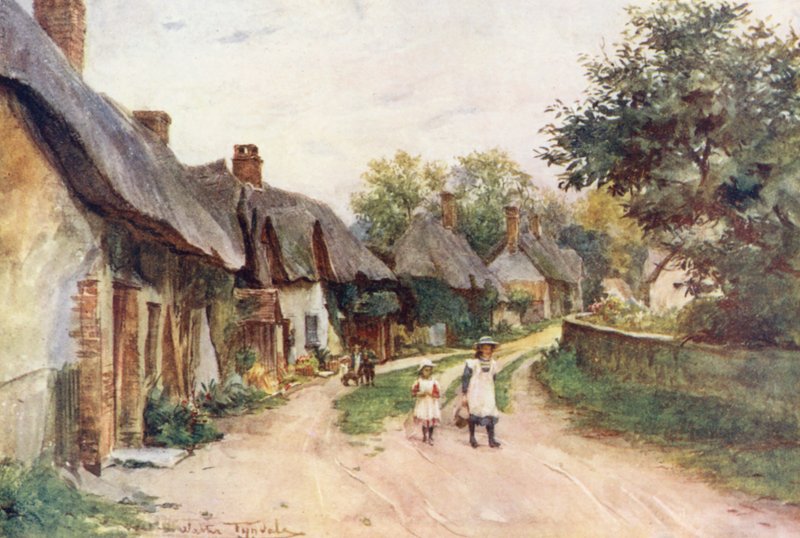 Wessex: Moreton, Dorset (színes litográfia) alkotó: Walter Frederick Roofe Tyndale