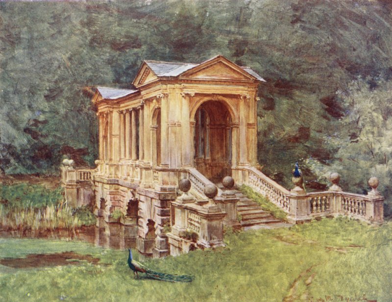 Wessex: Bath, Prior Park (színes litográfia) alkotó: Walter Frederick Roofe Tyndale