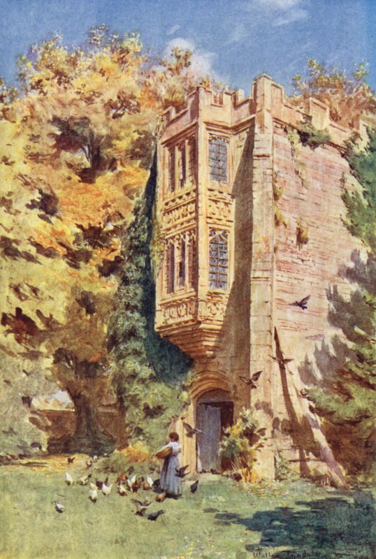 Wessex: Abbas kapuja (színes litográfia) alkotó: Walter Frederick Roofe Tyndale
