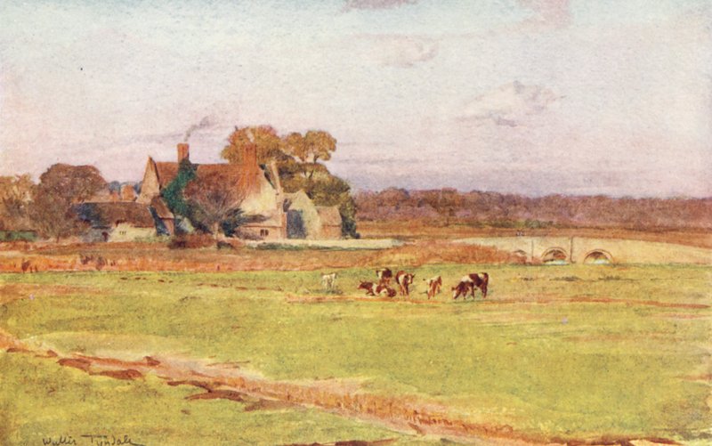 Wessex: Wool Manor House (színes litográfia) alkotó: Walter Frederick Roofe Tyndale