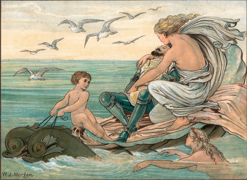 Cymoent és Marinell alkotó: Walter Jenks Morgan