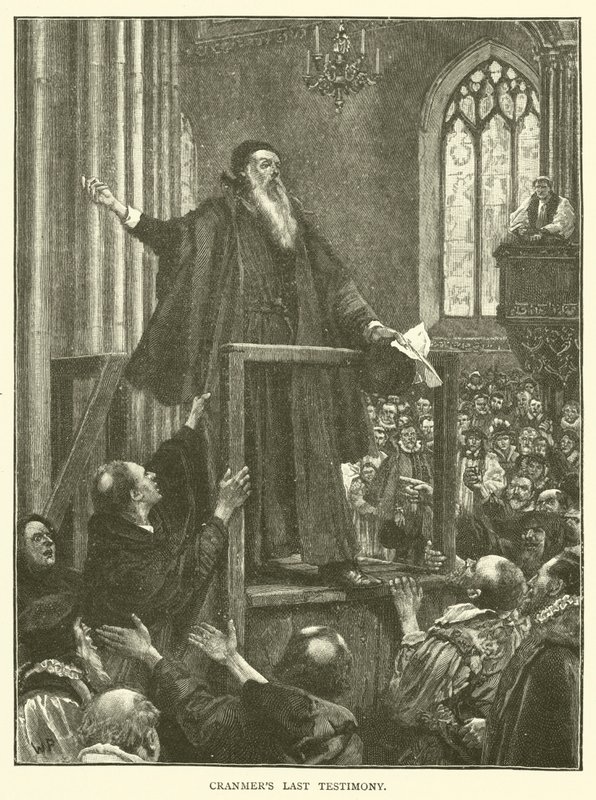 Cranmer utolsó vallomása alkotó: Walter Paget