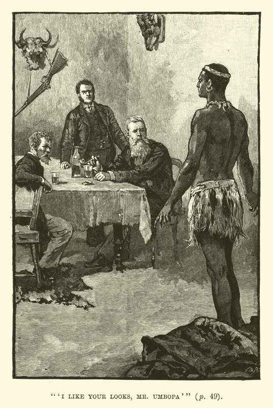 Illusztráció a King Solomons Mineshez, H Rider Haggardtól alkotó: Walter Paget