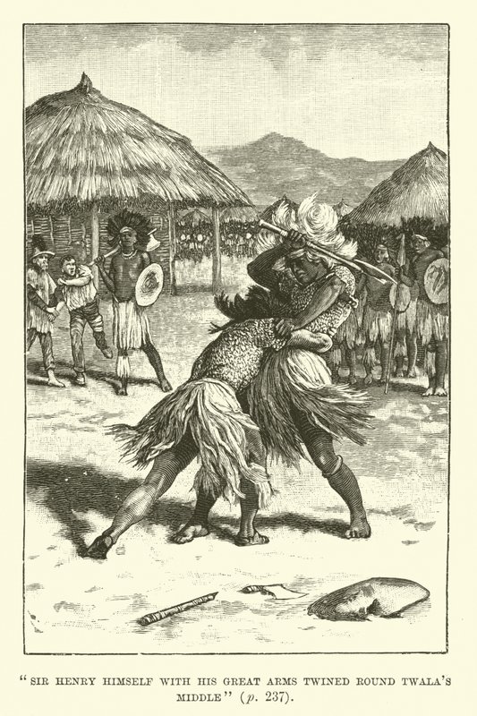 Illusztráció a King Solomons Mineshez, H Rider Haggardtól alkotó: Walter Paget