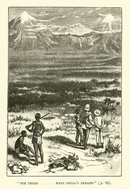 Illusztráció a King Solomons Mineshez, H Rider Haggardtól alkotó: Walter Paget