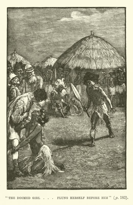 Illusztráció a King Solomons Mineshez, H Rider Haggardtól alkotó: Walter Paget