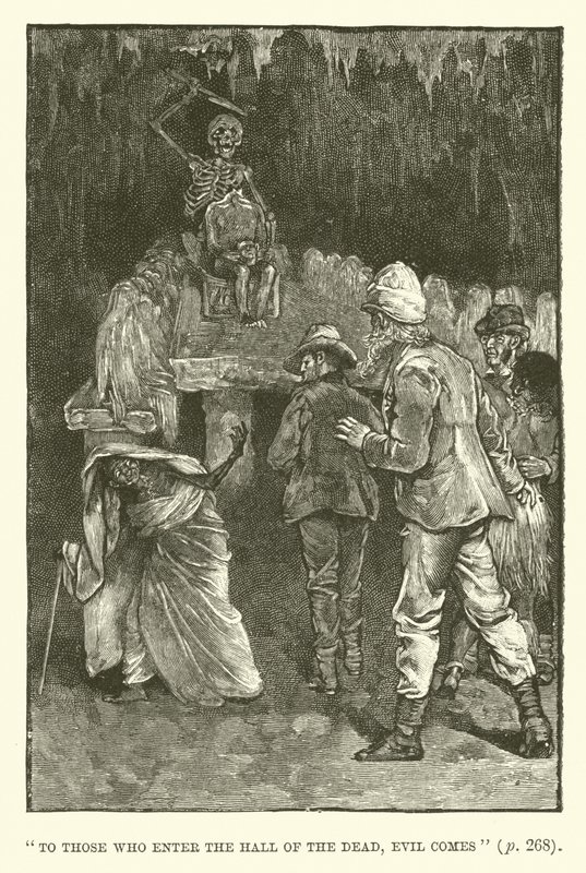 Illusztráció a King Solomons Mineshez, H Rider Haggardtól alkotó: Walter Paget