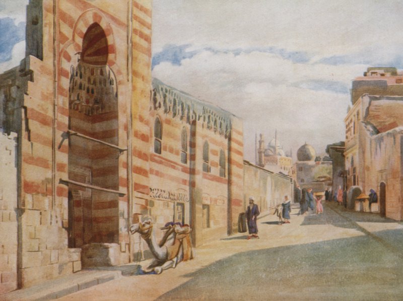 Egy mecset a kairói Saida Zeineb negyedben alkotó: Walter Spencer Stanhope Tyrwhitt