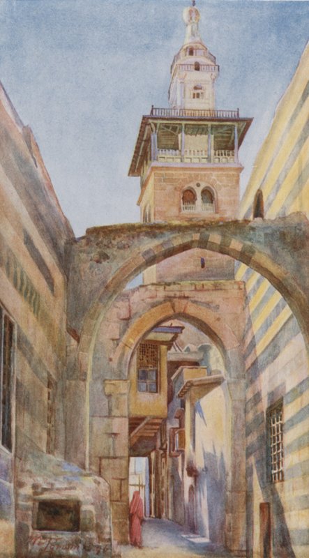 A menyasszony minaretje, Damaszkusz alkotó: Walter Spencer Stanhope Tyrwhitt