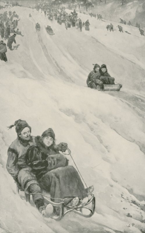 Szánkópálya Kanadában alkotó: Walter Stanley Paget