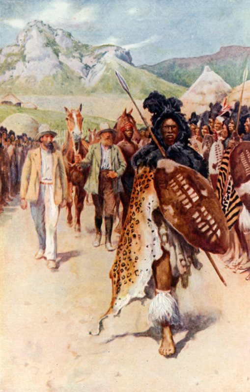 Moffat és a zuluk alkotó: Walter Stanley Paget