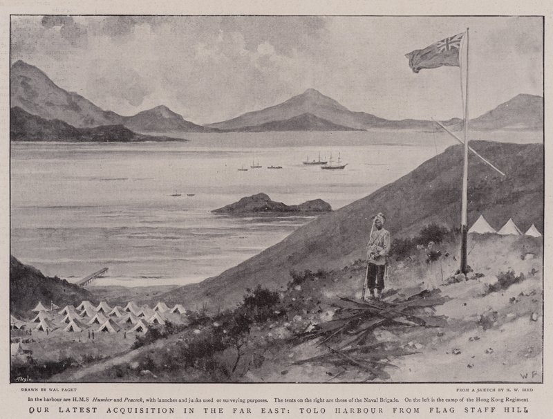 Legújabb szerzeményünk a Távol-Keleten, Tolo Harbour a Flag Staff Hill-től alkotó: Walter Stanley Paget