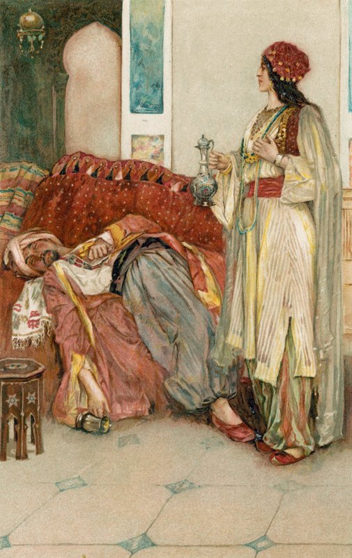 Az arab éjszakák: Aladdin története alkotó: Walter Stanley Paget