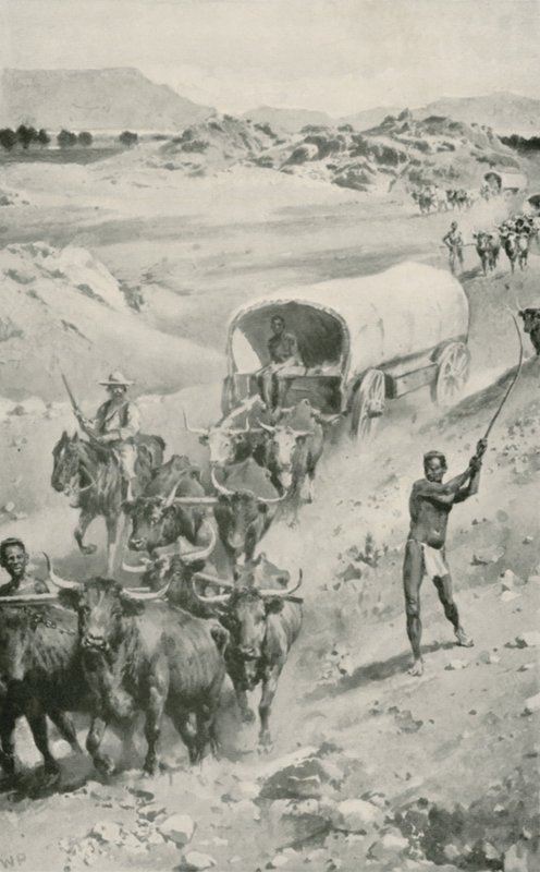 A nagy búrtúra Natalba 1835-36-ban alkotó: Walter Stanley Paget