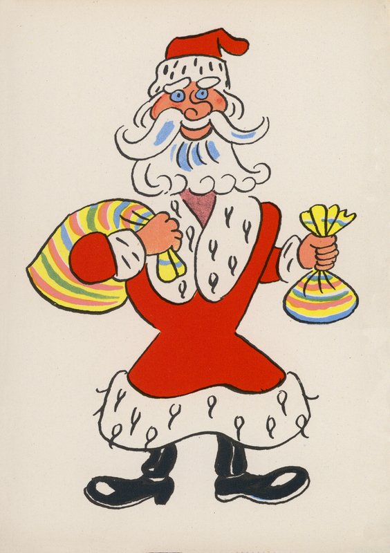 Walter Trier egyik őrült embere (színes litográfia) alkotó: Walter Trier