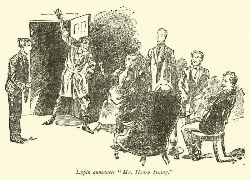 Lupin bejelenti Mr. Henry Irvinget alkotó: Weedon Grossmith