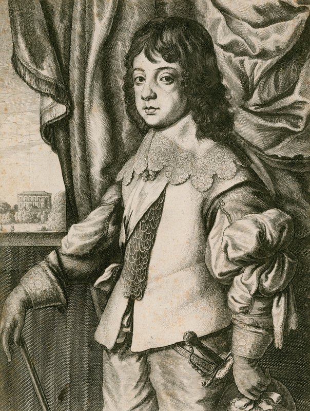 Károly király fiúként alkotó: Wenceslaus Hollar
