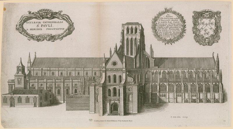 Szent Pál katedrális, London alkotó: Wenceslaus Hollar