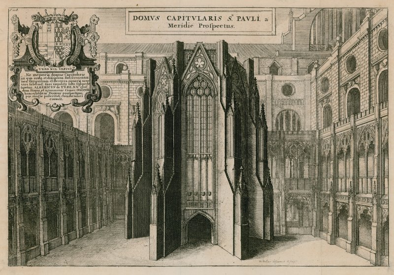 Szent Pál katedrális, London alkotó: Wenceslaus Hollar