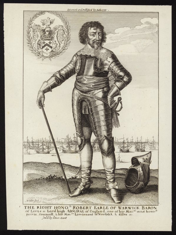 A méltó tiszteletreméltó Robert Earl of Warwick alkotó: Wenceslaus Hollar