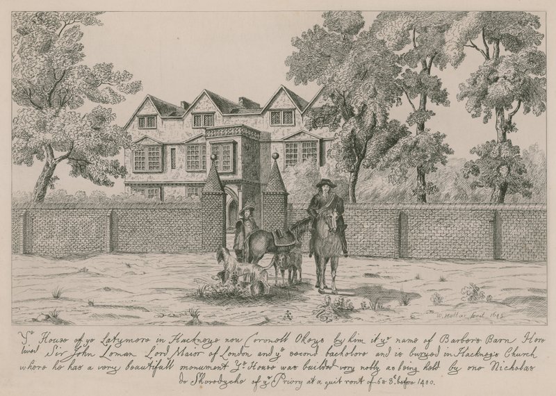 A Latymere háza Hackneyben alkotó: Wenceslaus Hollar