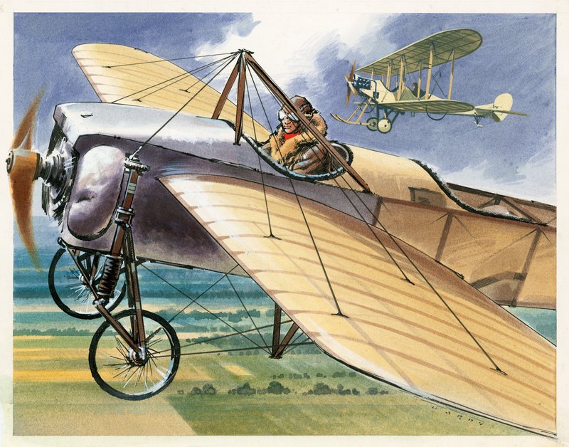 Bleriot XI egyfedelű repülőgép alkotó: Wilf (20th century) Hardy